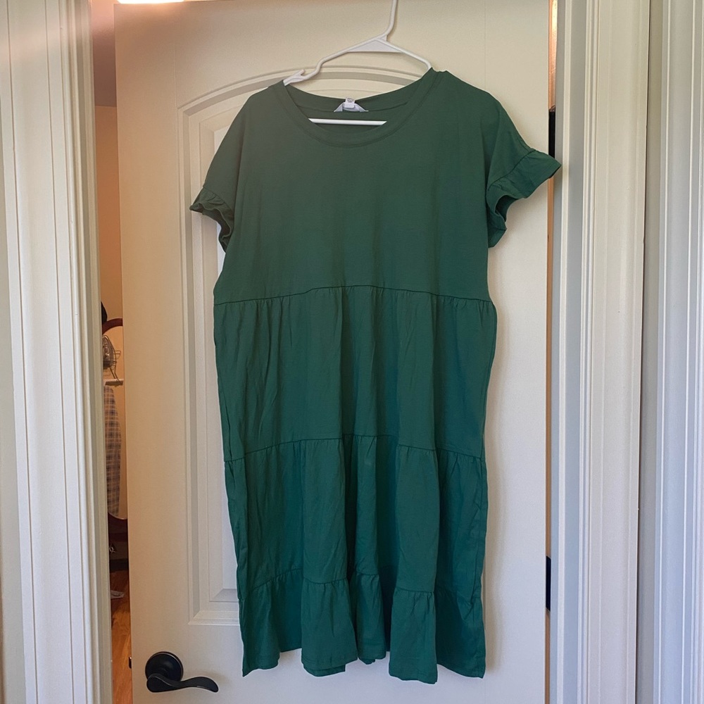 Casual Green Dress